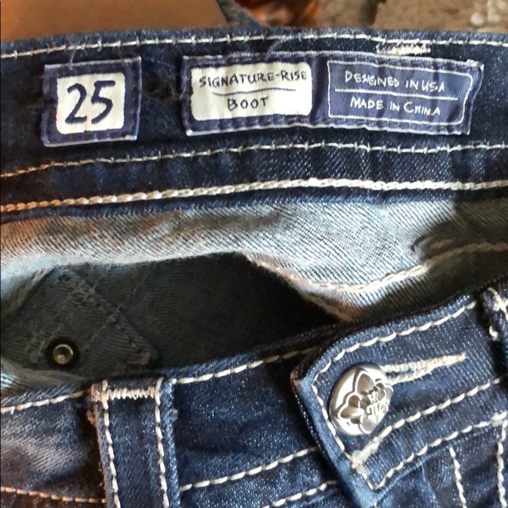 (MORE PHOTOS) Sz 25 MISS ME sequin embellished